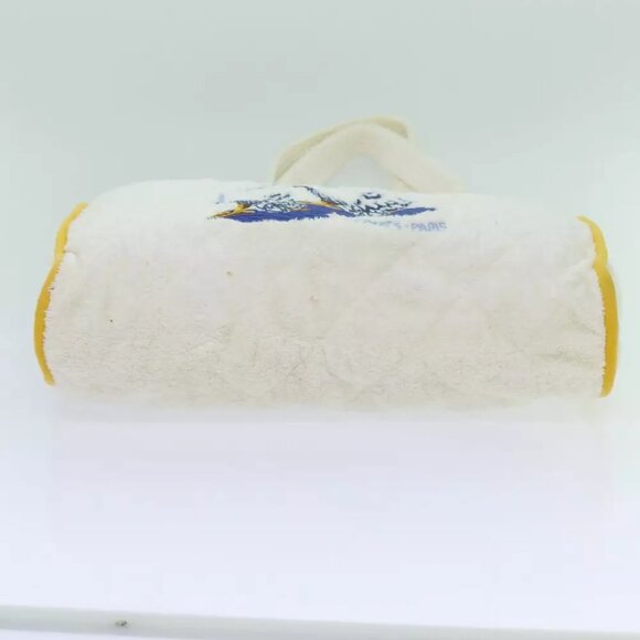 HERMES Beach bag Tote Bag Pile White Auth - Picture 7 of 7